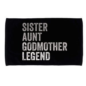 Sister Aunt Godmother Legend Auntie Godparent Proposal Microfiber Hand Towel