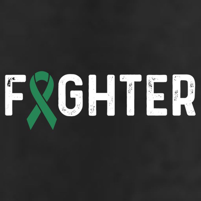 Scoliosis Awareness Green Ribbon Fighter Gift 7 Panel Mesh Trucker Snapback Hat