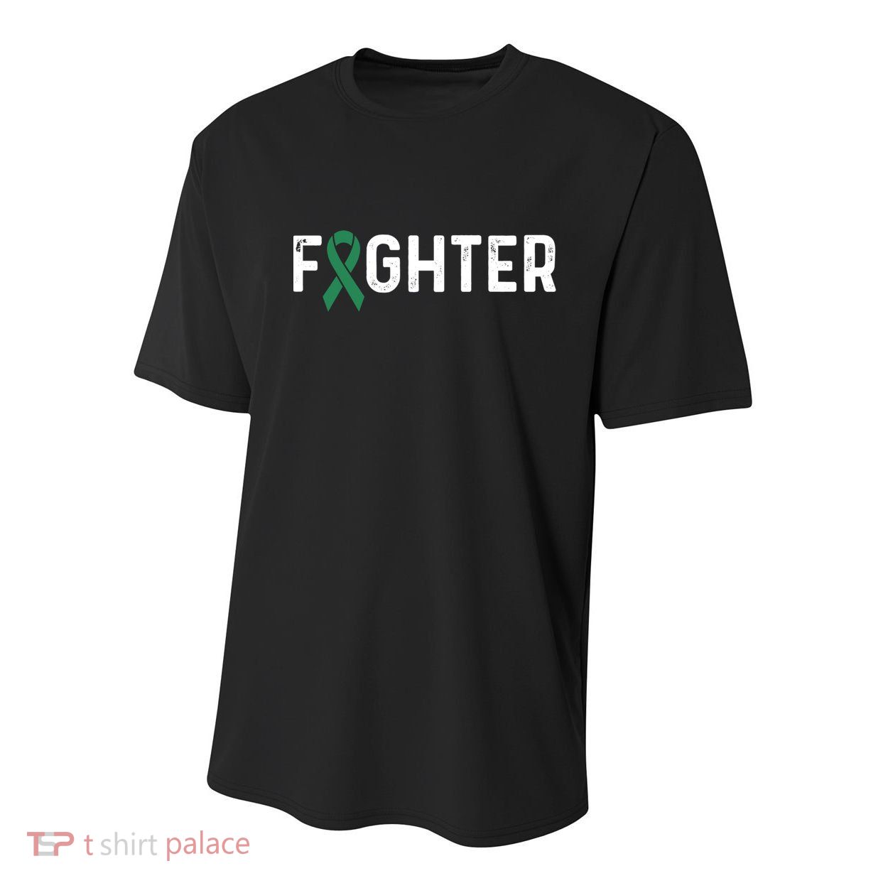 Scoliosis Awareness Green Ribbon Fighter Gift Youth Performance Sprint T-Shirt