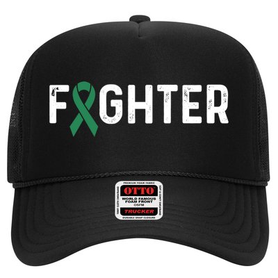Scoliosis Awareness Green Ribbon Fighter Gift Trucker Hat