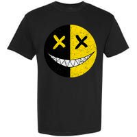 Street Abstract Graffiti Smile X Face Garment-Dyed Heavyweight T-Shirt