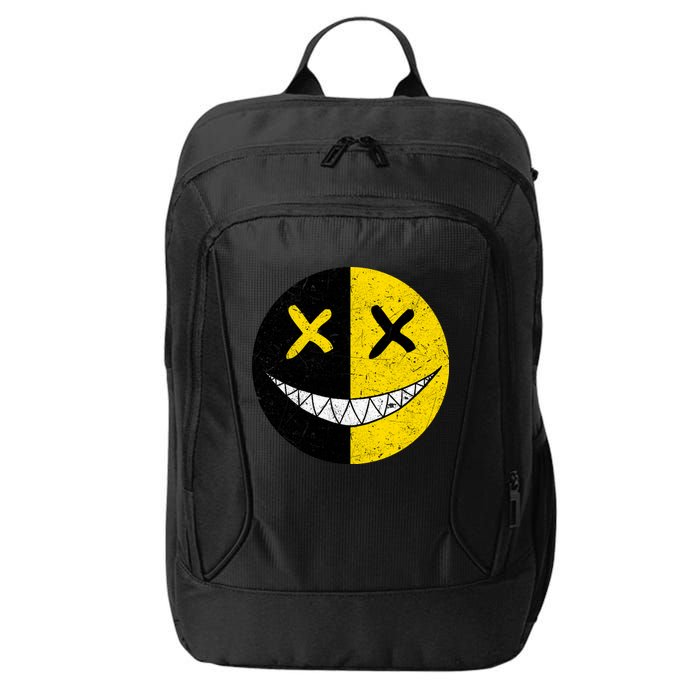 Street Abstract Graffiti Smile X Face City Backpack