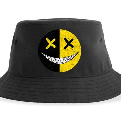 Street Abstract Graffiti Smile X Face Sustainable Bucket Hat