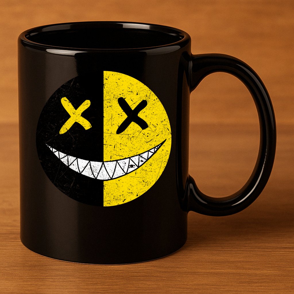 Street Abstract Graffiti Smile X Face 11oz C Handle Ceramic Mug