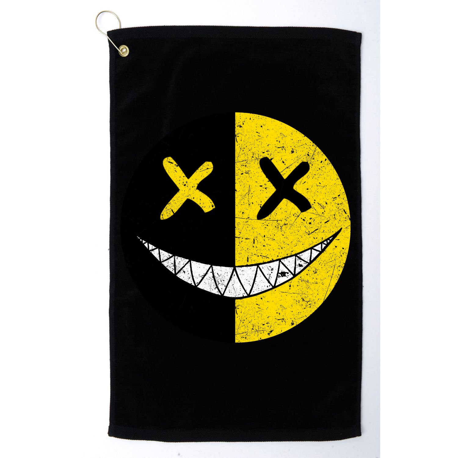 Street Abstract Graffiti Smile X Face Golf Towel