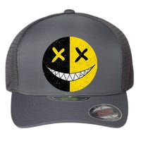 Street Abstract Graffiti Smile X Face Flexfit Unipanel Trucker Cap