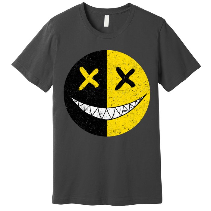 Street Abstract Graffiti Smile X Face Premium T-Shirt