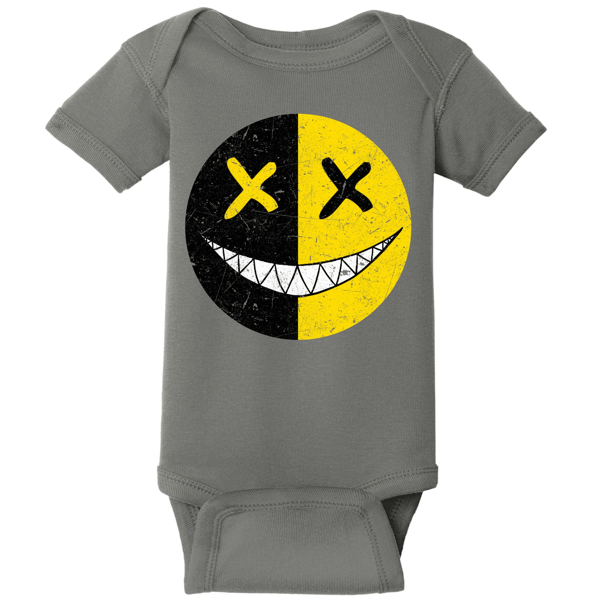 Street Abstract Graffiti Smile X Face Baby Bodysuit