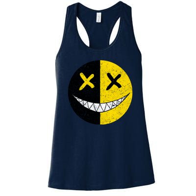 Street Abstract Graffiti Smile X Face Women's Racerback Tank