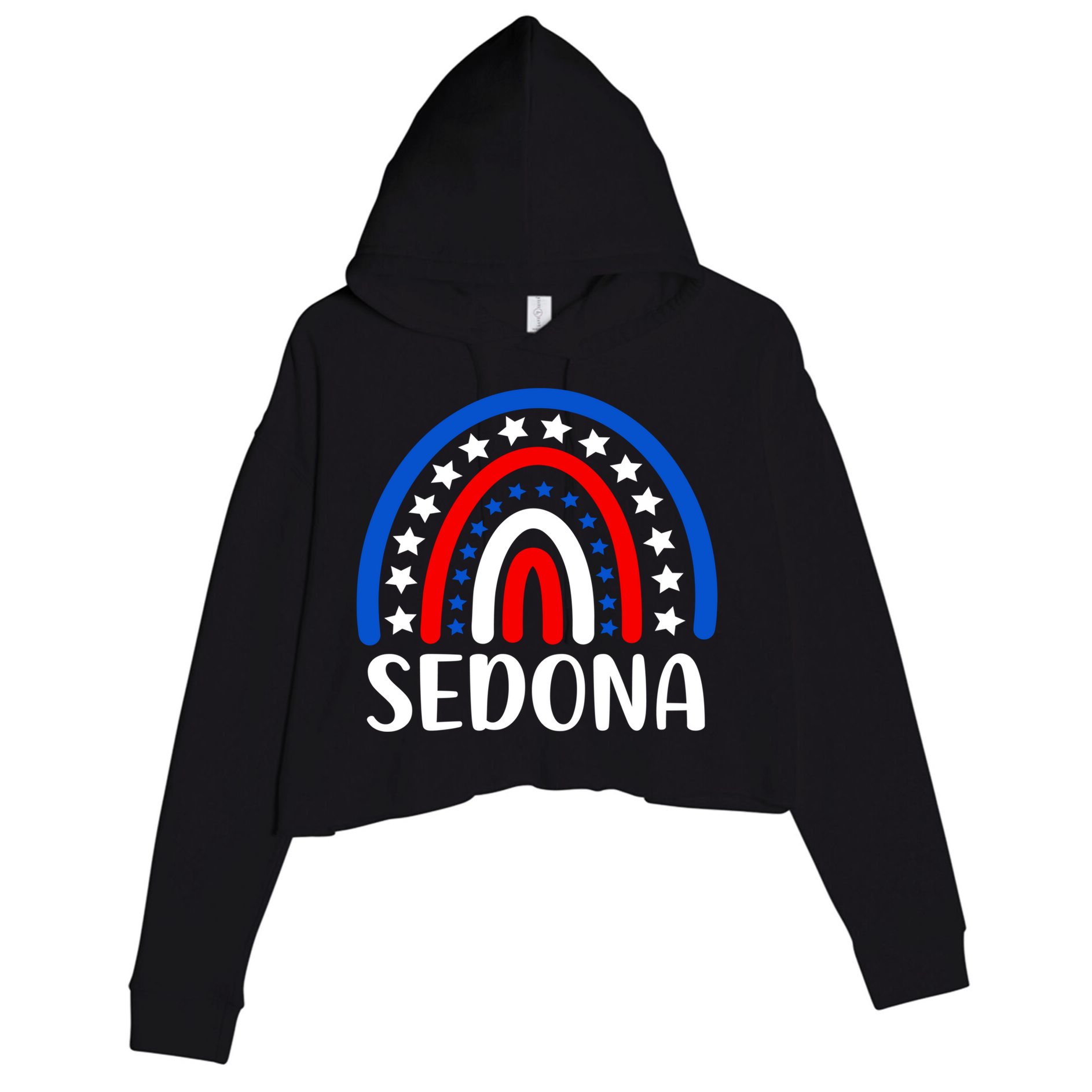 Sedona Arizona Gift I Love Sedona Arizona Usa Cute Gift Crop Fleece Hoodie