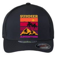 Summer Adventure Graphic Flexfit Unipanel Trucker Cap