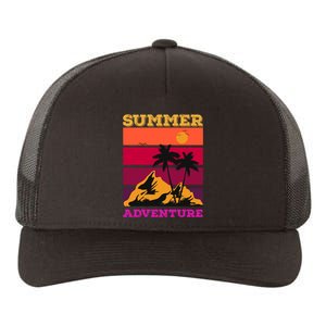 Summer Adventure Graphic Yupoong Adult 5-Panel Trucker Hat