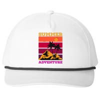 Summer Adventure Graphic Snapback Five-Panel Rope Hat