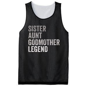 Sister Aunt Godmother Legend Auntie Godparent Proposal Mesh Reversible Basketball Jersey Tank