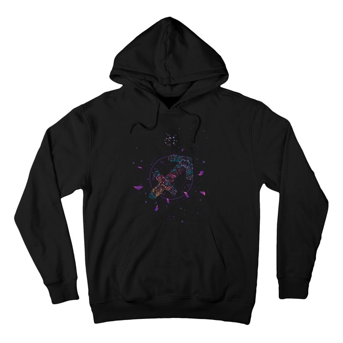 Sagittarius Floral Zodiac Hoodie