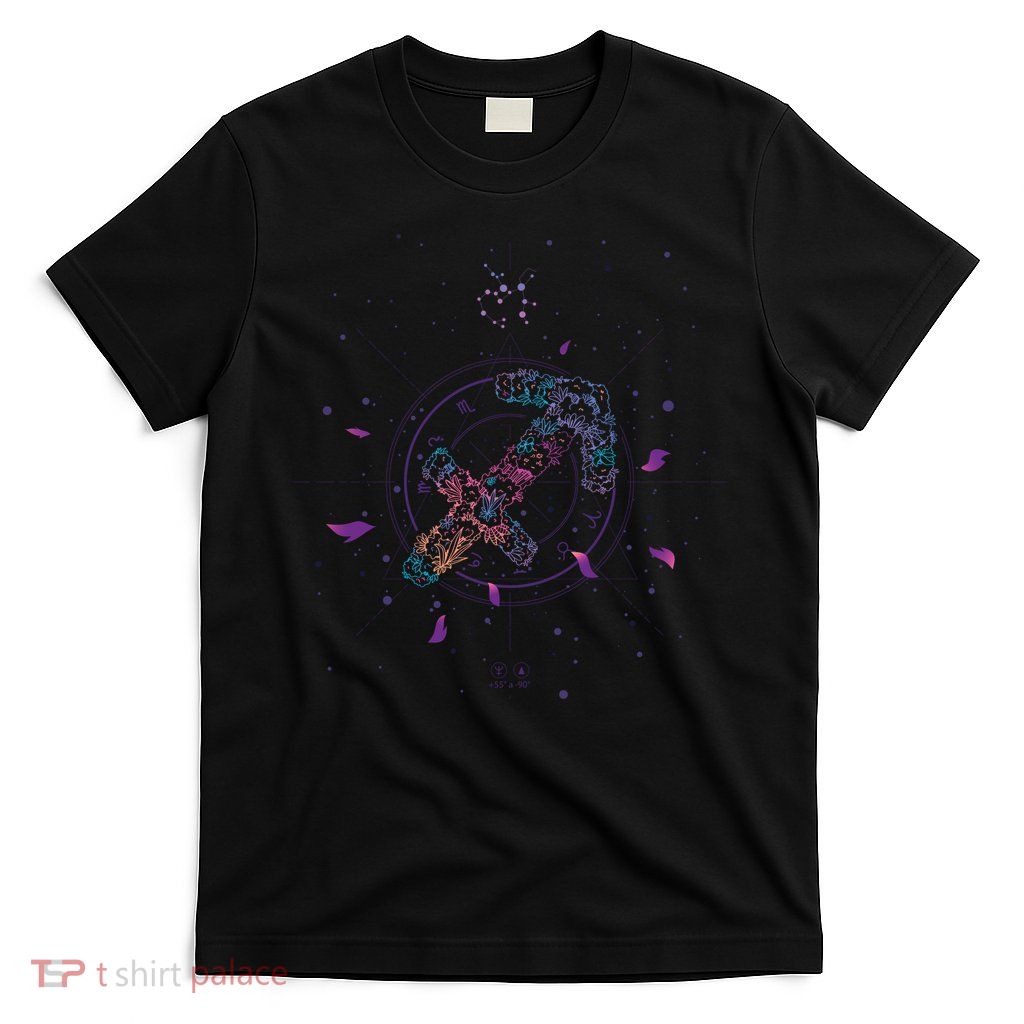 Sagittarius Floral Zodiac T-Shirt