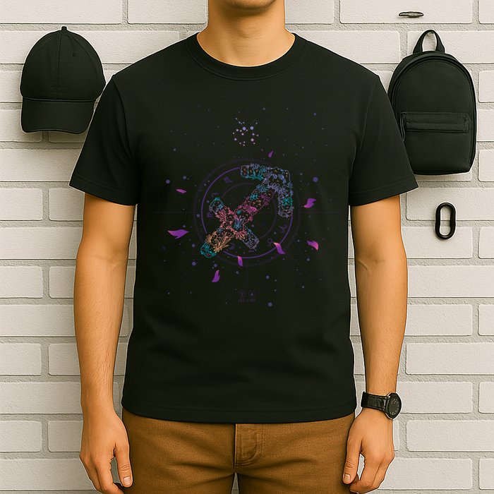 Sagittarius Floral Zodiac T-Shirt
