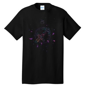 Sagittarius Floral Zodiac Tall T-Shirt