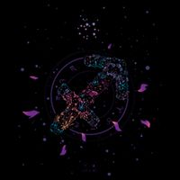 Sagittarius Floral Zodiac Impact Tech Backpack