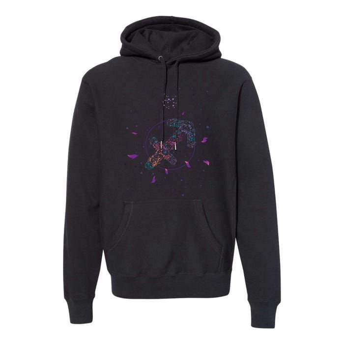 Sagittarius Floral Zodiac Premium Hoodie