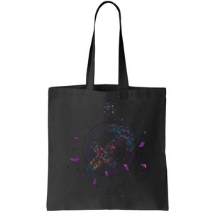 Sagittarius Floral Zodiac Tote Bag