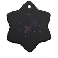 Sagittarius Floral Zodiac Ceramic Star Ornament