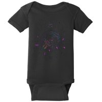 Sagittarius Floral Zodiac Baby Bodysuit