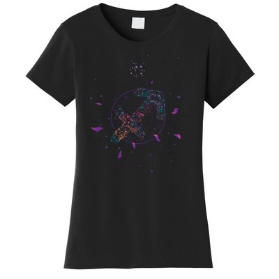 Sagittarius Floral Zodiac Women's T-Shirt