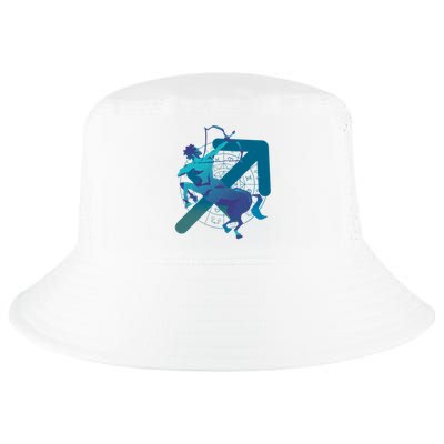 Sagittarius Zodiac Symbol Cool Comfort Performance Bucket Hat