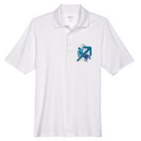 Sagittarius Zodiac Symbol Men's Origin Performance Pique Polo