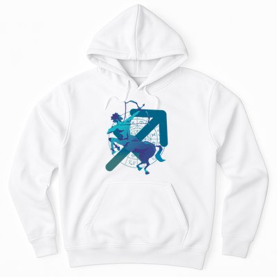 Sagittarius Zodiac Symbol Hoodie