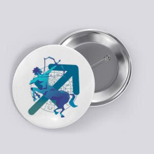 Sagittarius Zodiac Symbol Button