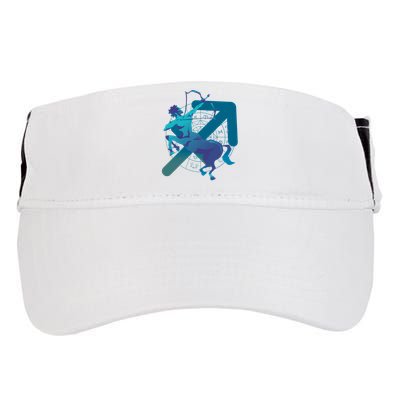 Sagittarius Zodiac Symbol Adult Drive Performance Visor
