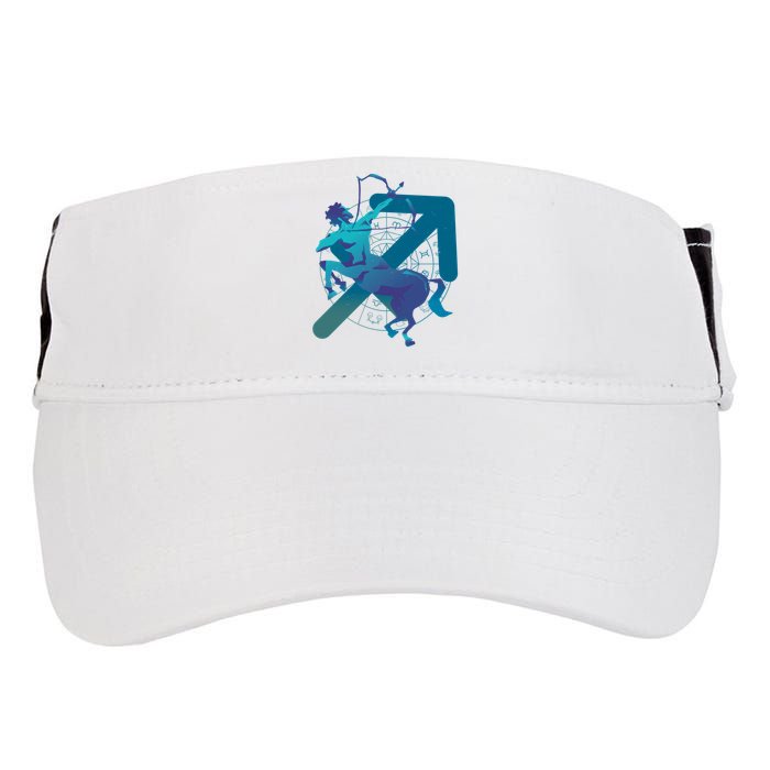 Sagittarius Zodiac Symbol Adult Drive Performance Visor
