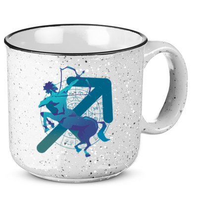 Sagittarius Zodiac Symbol 15oz Campfire Ceramic Mug