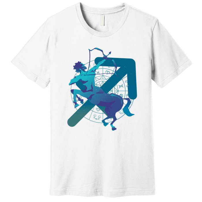 Sagittarius Zodiac Symbol Premium T-Shirt