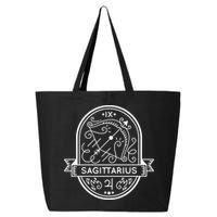 Sagittarius Zodiac Symbol Design 25L Jumbo Tote