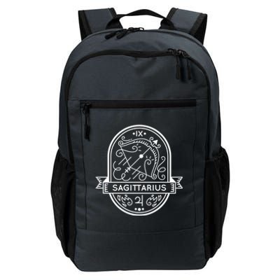 Sagittarius Zodiac Symbol Design Daily Commute Backpack