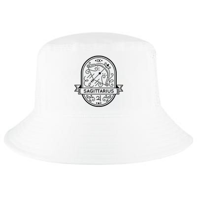 Sagittarius Zodiac Symbol Design Cool Comfort Performance Bucket Hat