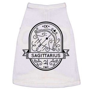 Sagittarius Zodiac Symbol Design Doggie Tank