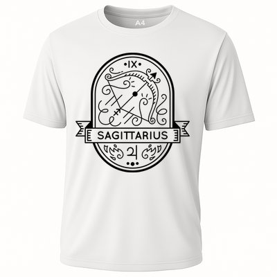 Sagittarius Zodiac Symbol Design Performance Shirt