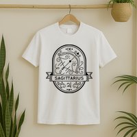 Sagittarius Zodiac Symbol Design T-Shirt
