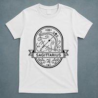 Sagittarius Zodiac Symbol Design T-Shirt
