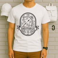 Sagittarius Zodiac Symbol Design T-Shirt