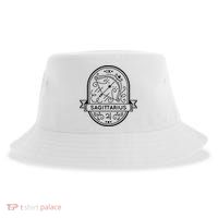 Sagittarius Zodiac Symbol Design Sustainable Bucket Hat