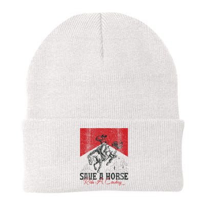 Save A Horse Ride A Cowboy Vintage Country Western Beanie
