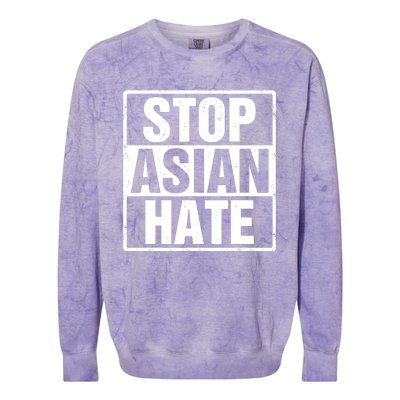 Stop Asian Hate Colorblast Crewneck Sweatshirt