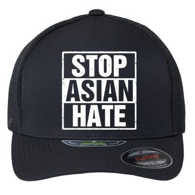 Stop Asian Hate Flexfit Unipanel Trucker Cap