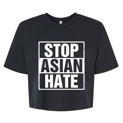 Stop Asian Hate Bella+Canvas Jersey Crop Tee