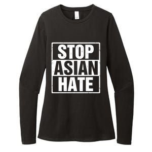 Stop Asian Hate Womens CVC Long Sleeve Shirt